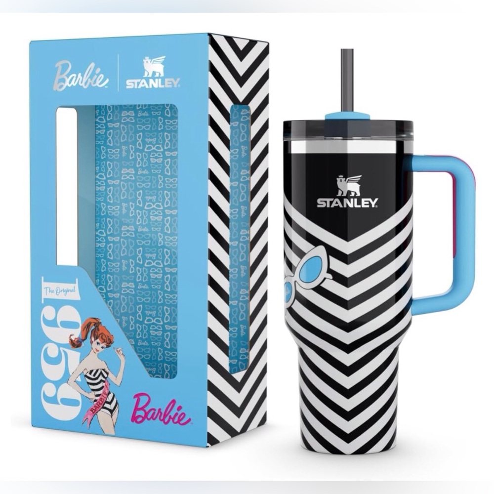 🤩 Stanley x Barbie 40oz Quencher Tumbler - New in Box!